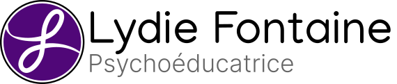 Logo Lydie Fontaine, psychoéducatrice